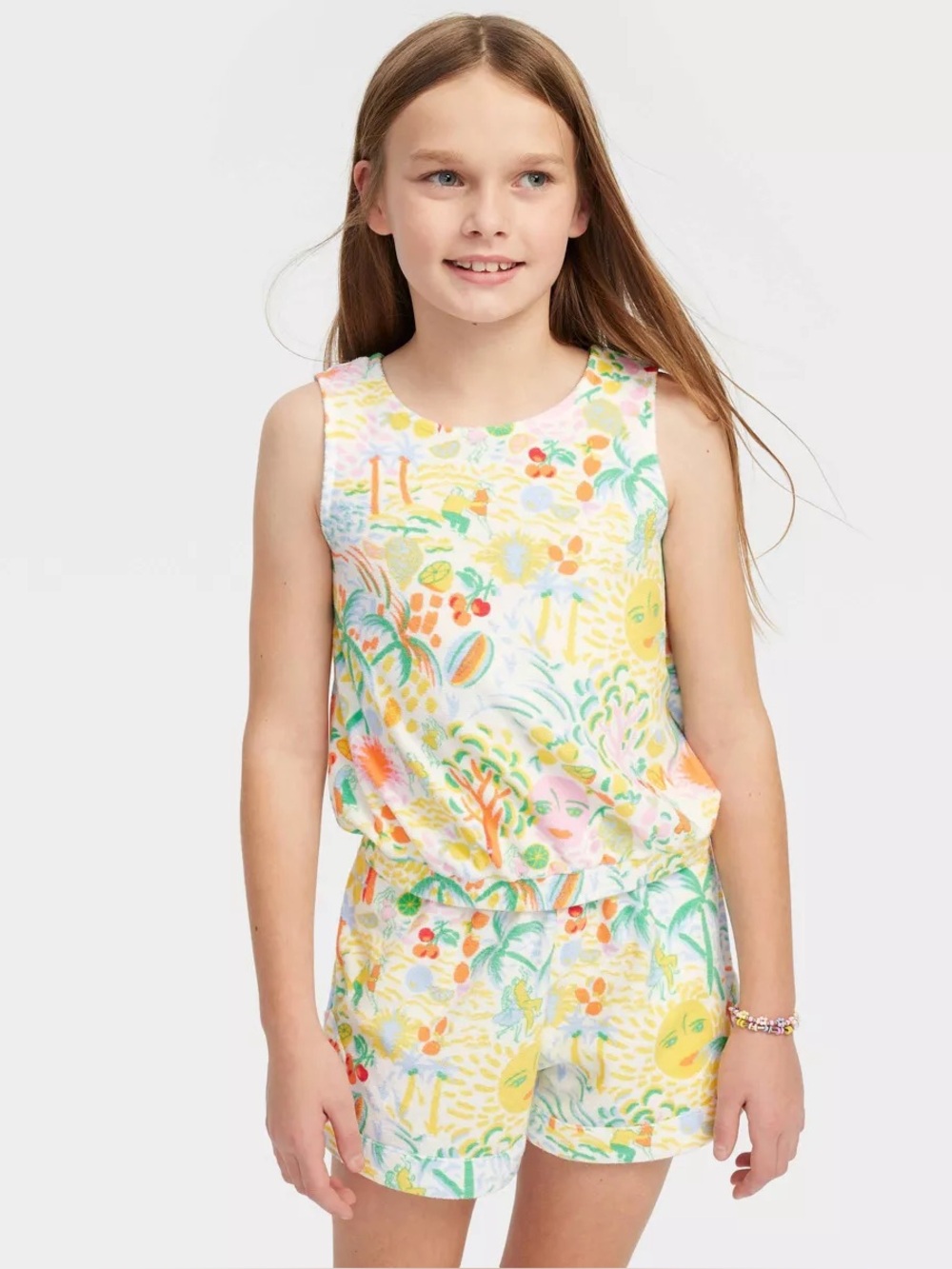 Roller Rabbit Target Girls’ Vacation Terry Matching Set M 8 New - Picture 1 of 3
